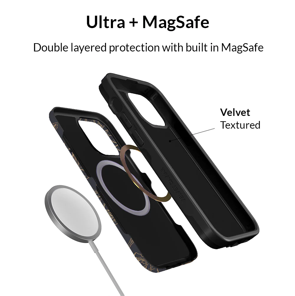 Floral Rose Gold Chrome iPhone Case - Image 119