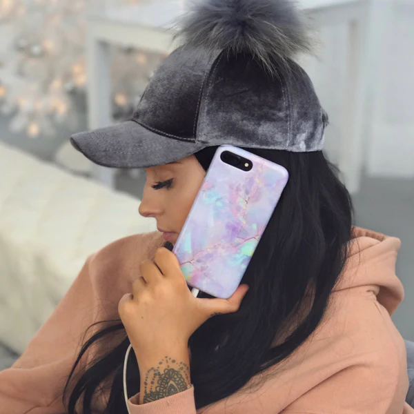 Cotton Candy Marble iPhone Case - Image 22