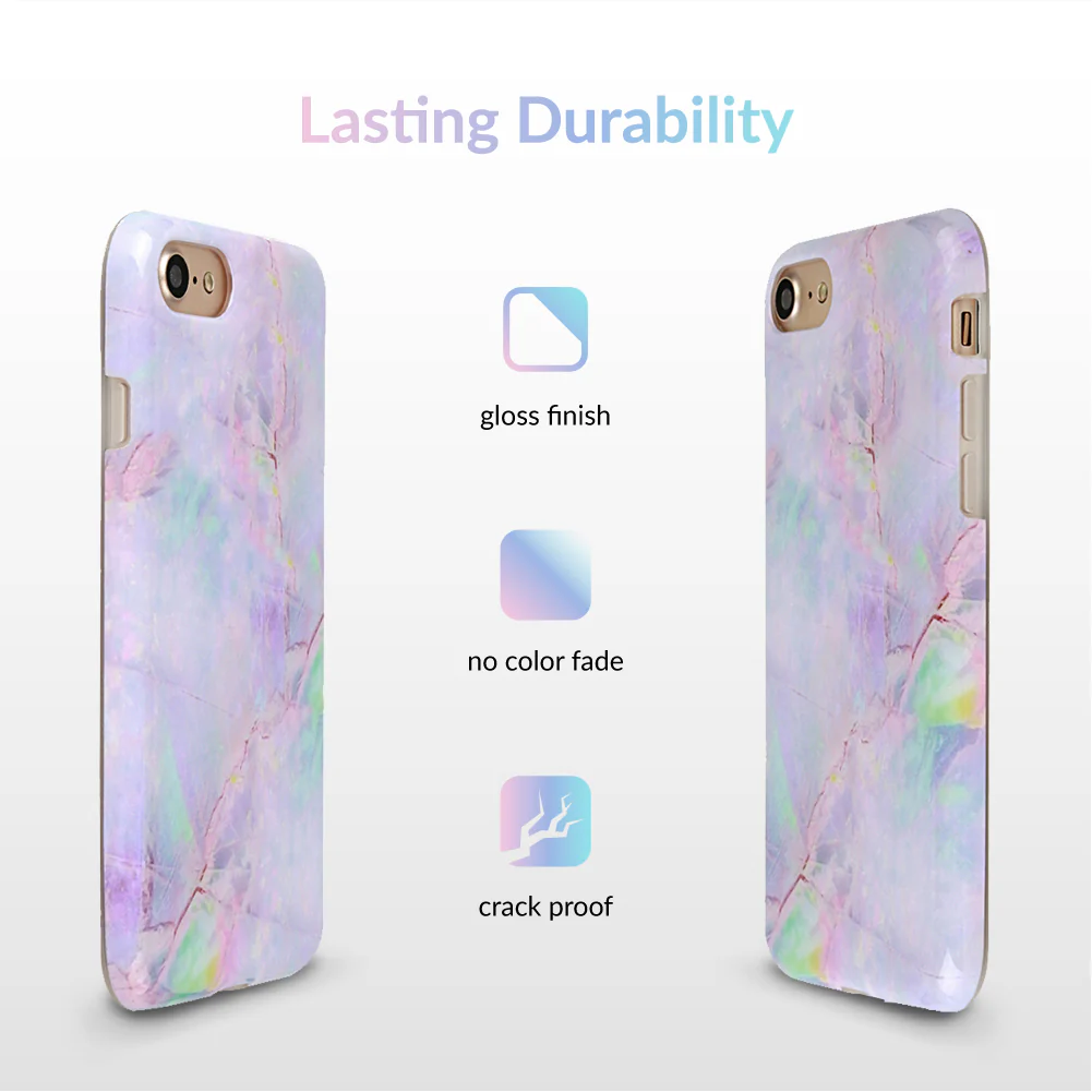 Cotton Candy Marble iPhone Case - Image 4