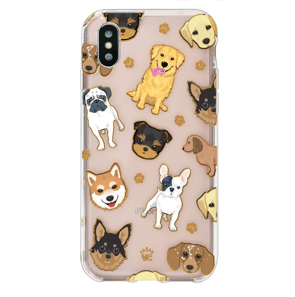 Dog Clear iPhone Case - Image 27