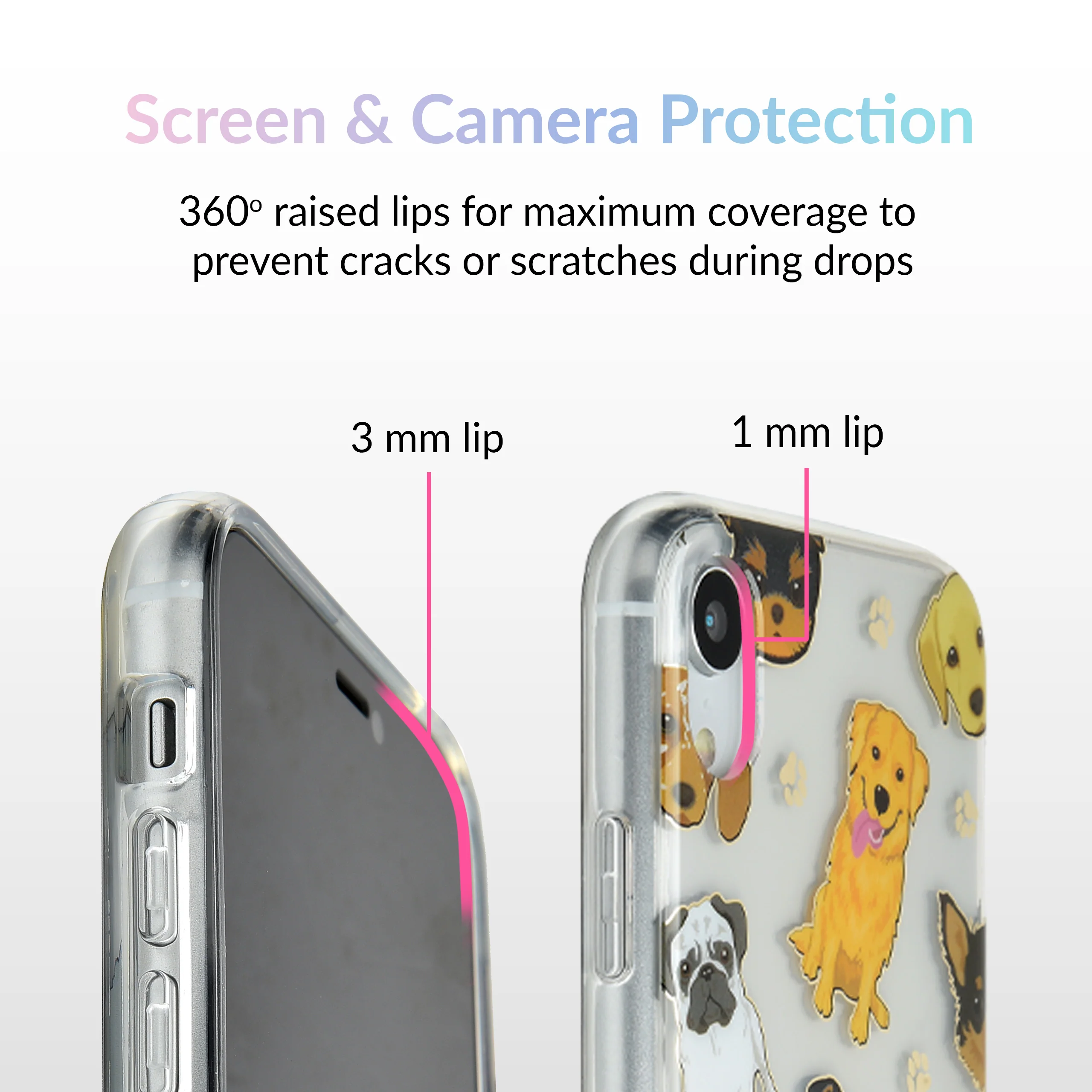 Dog Clear iPhone Case - Image 55