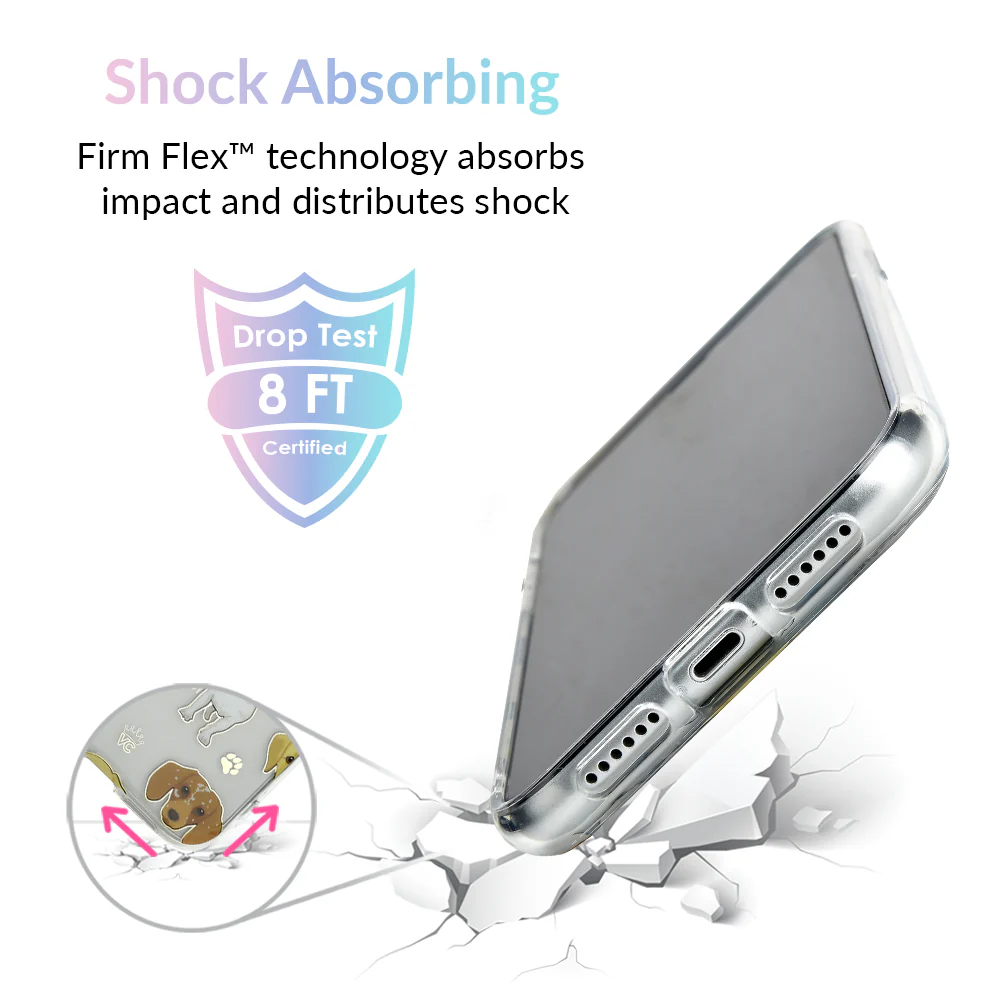 Dog Clear iPhone Case - Image 57