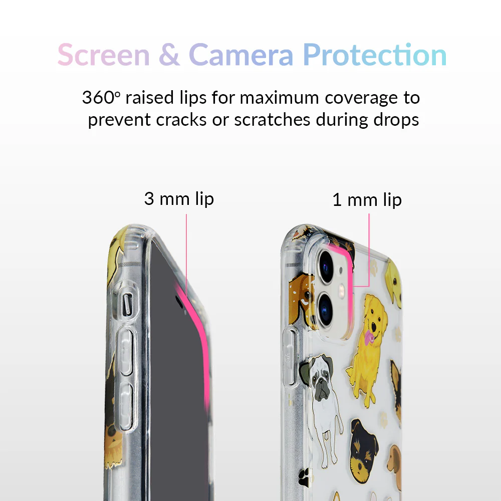 Dog Clear iPhone Case - Image 60