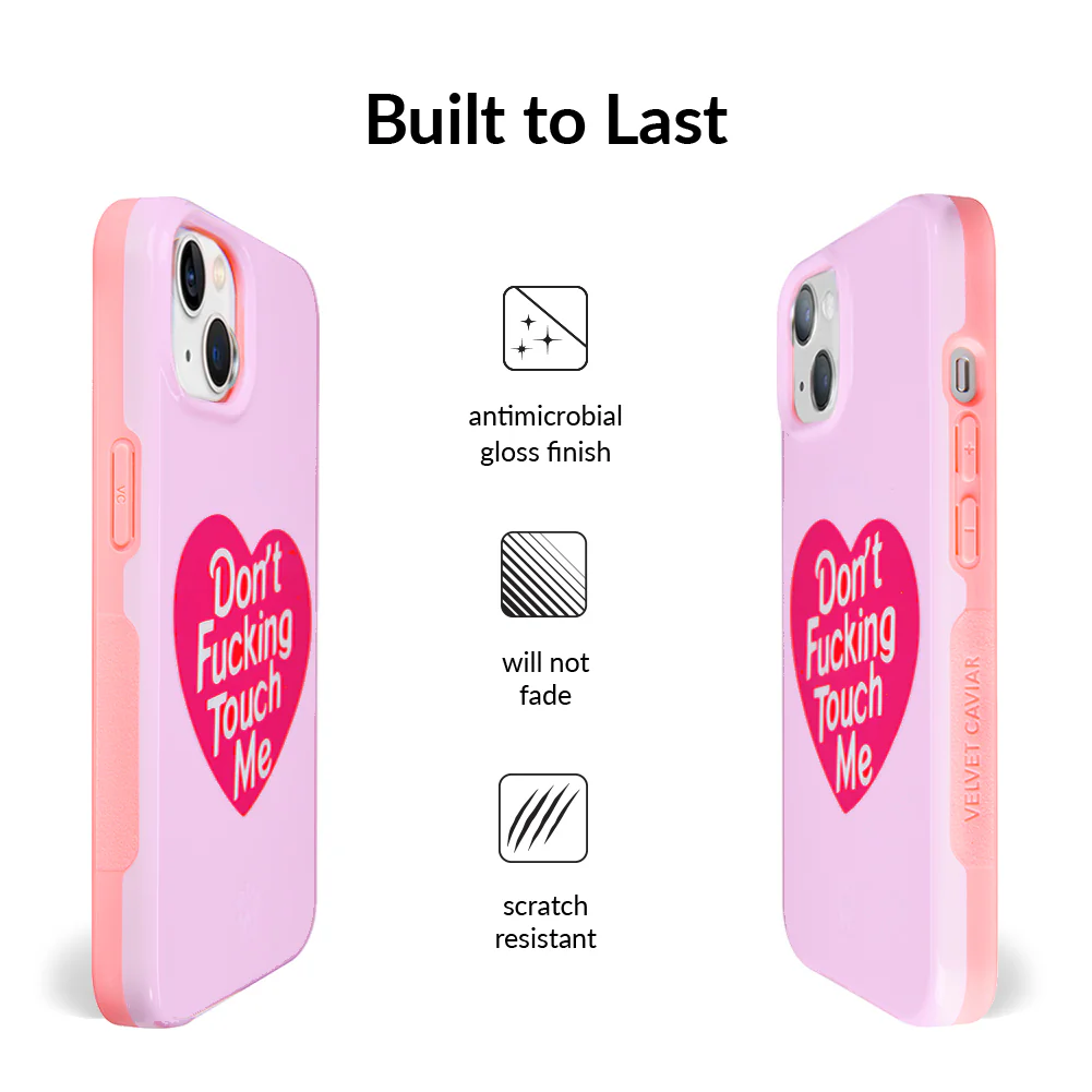 Don't F Touch Me iPhone Case - Image 102