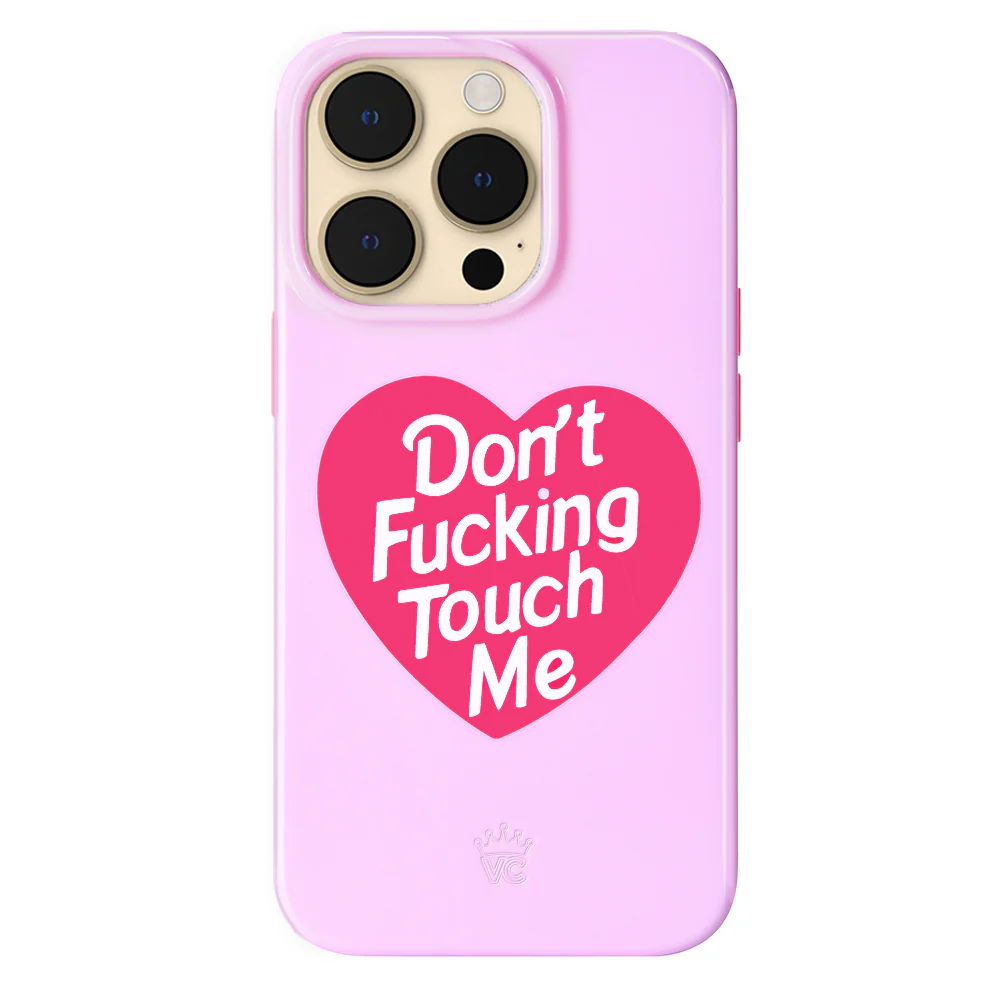 Don't F Touch Me iPhone Case - Image 109