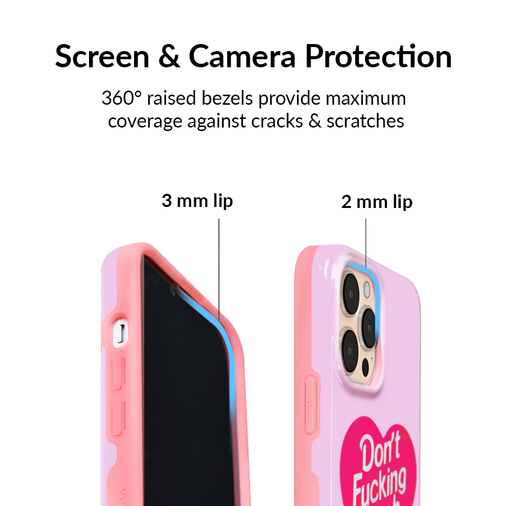 Don't F Touch Me iPhone Case - Image 110