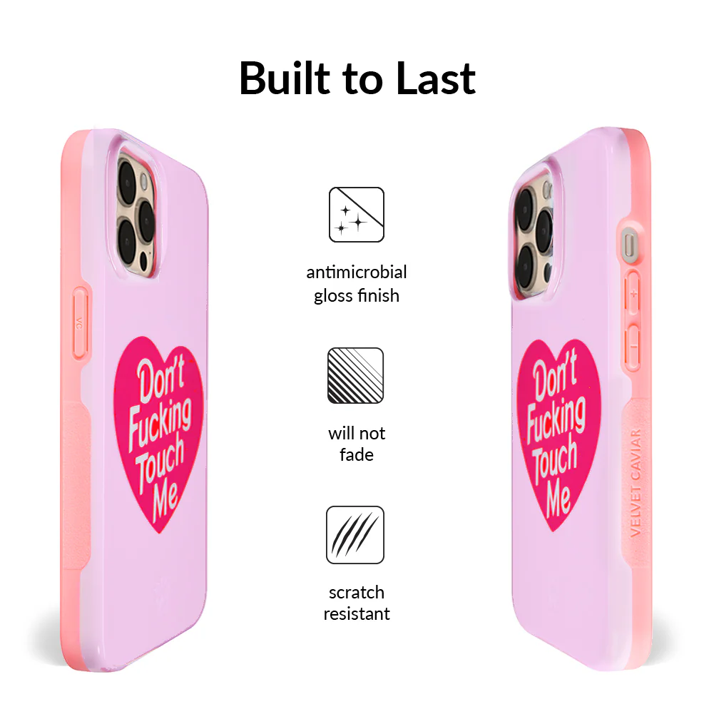 Don't F Touch Me iPhone Case - Image 117