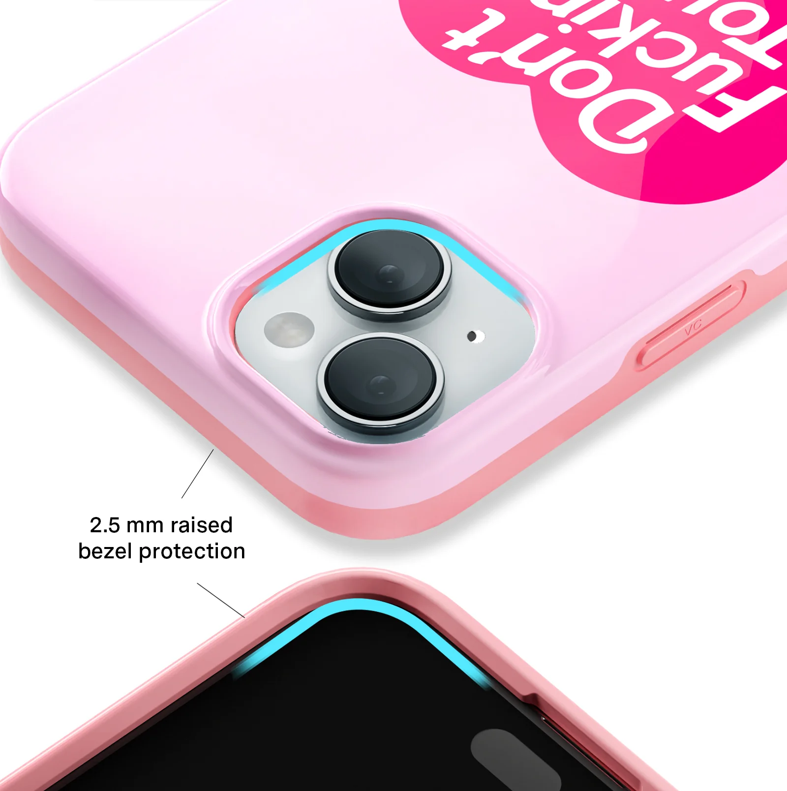 Don't F Touch Me iPhone Case - Image 125