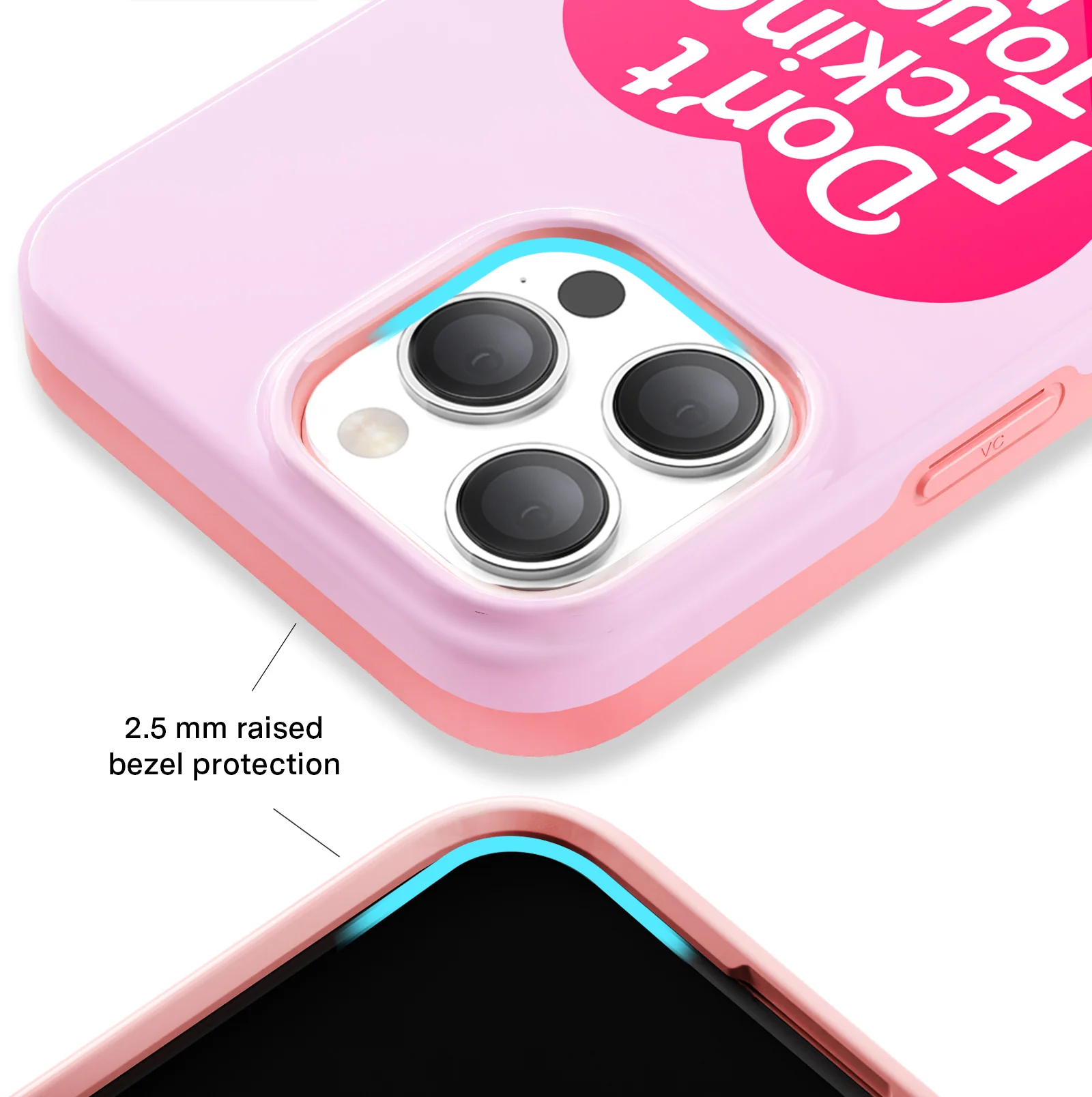 Don't F Touch Me iPhone Case - Image 130