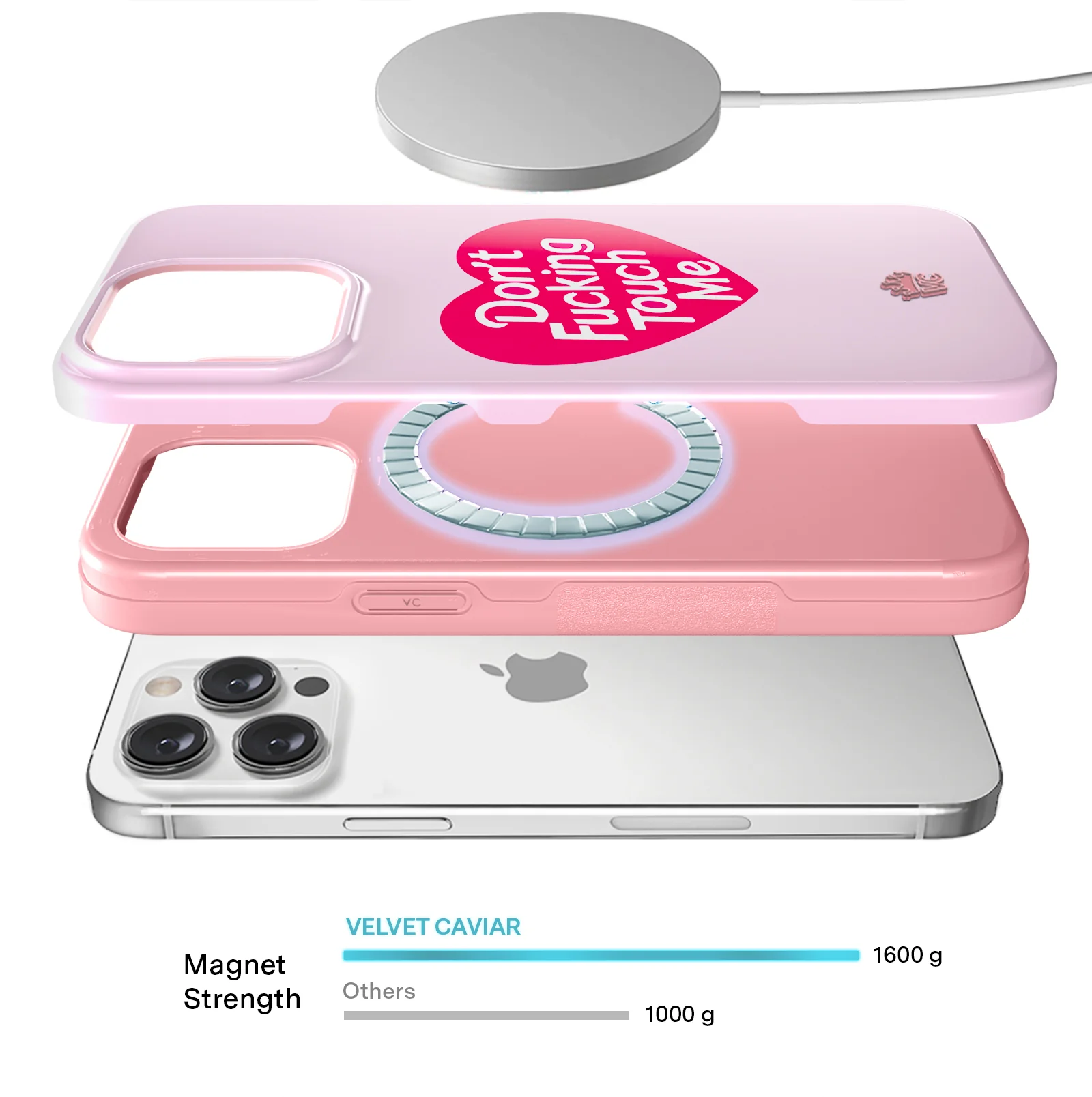 Don't F Touch Me iPhone Case - Image 136