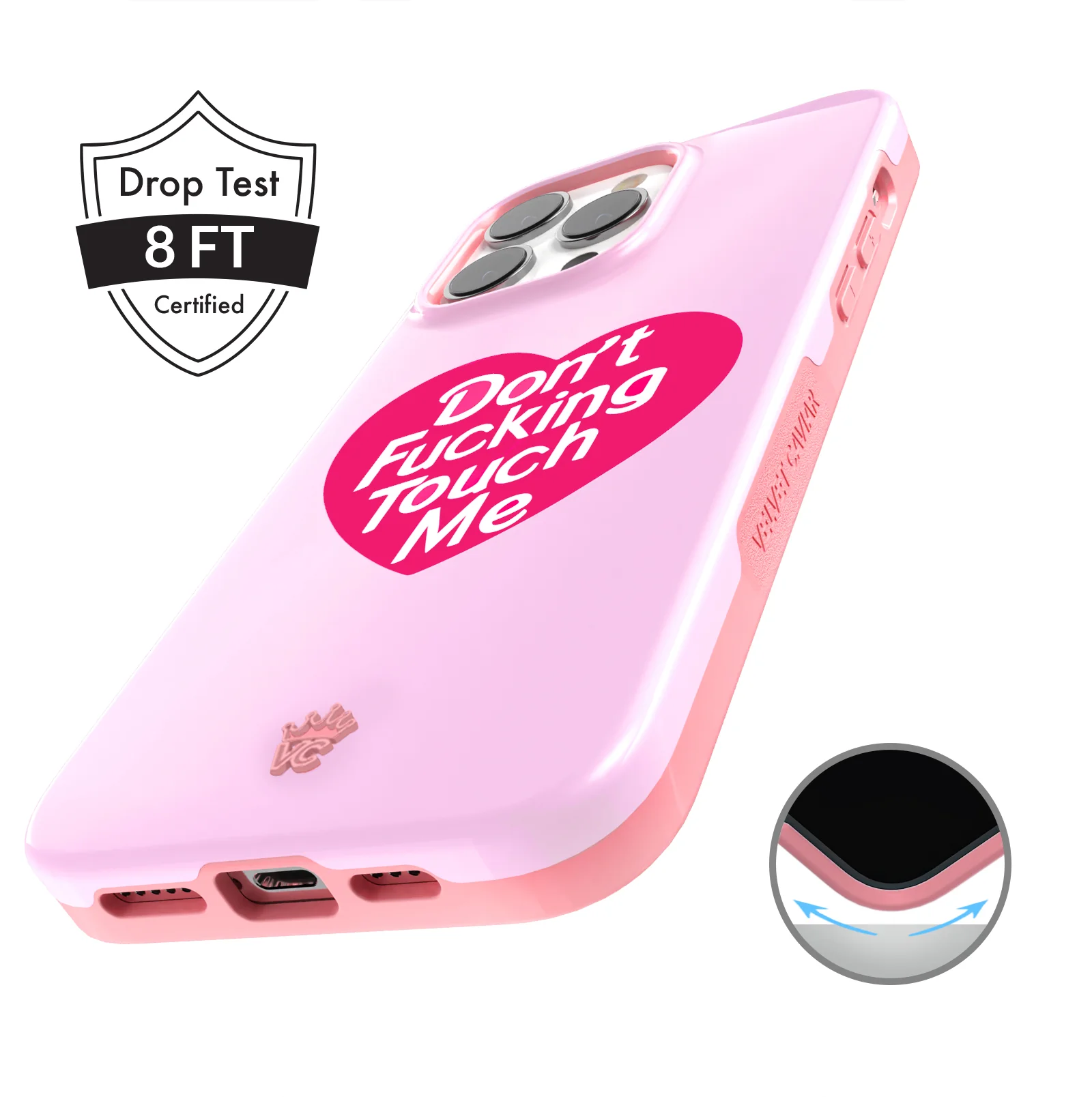 Don't F Touch Me iPhone Case - Image 137