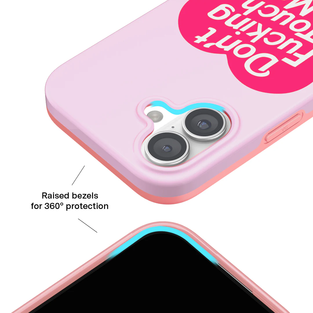 Don't F Touch Me iPhone Case - Image 176