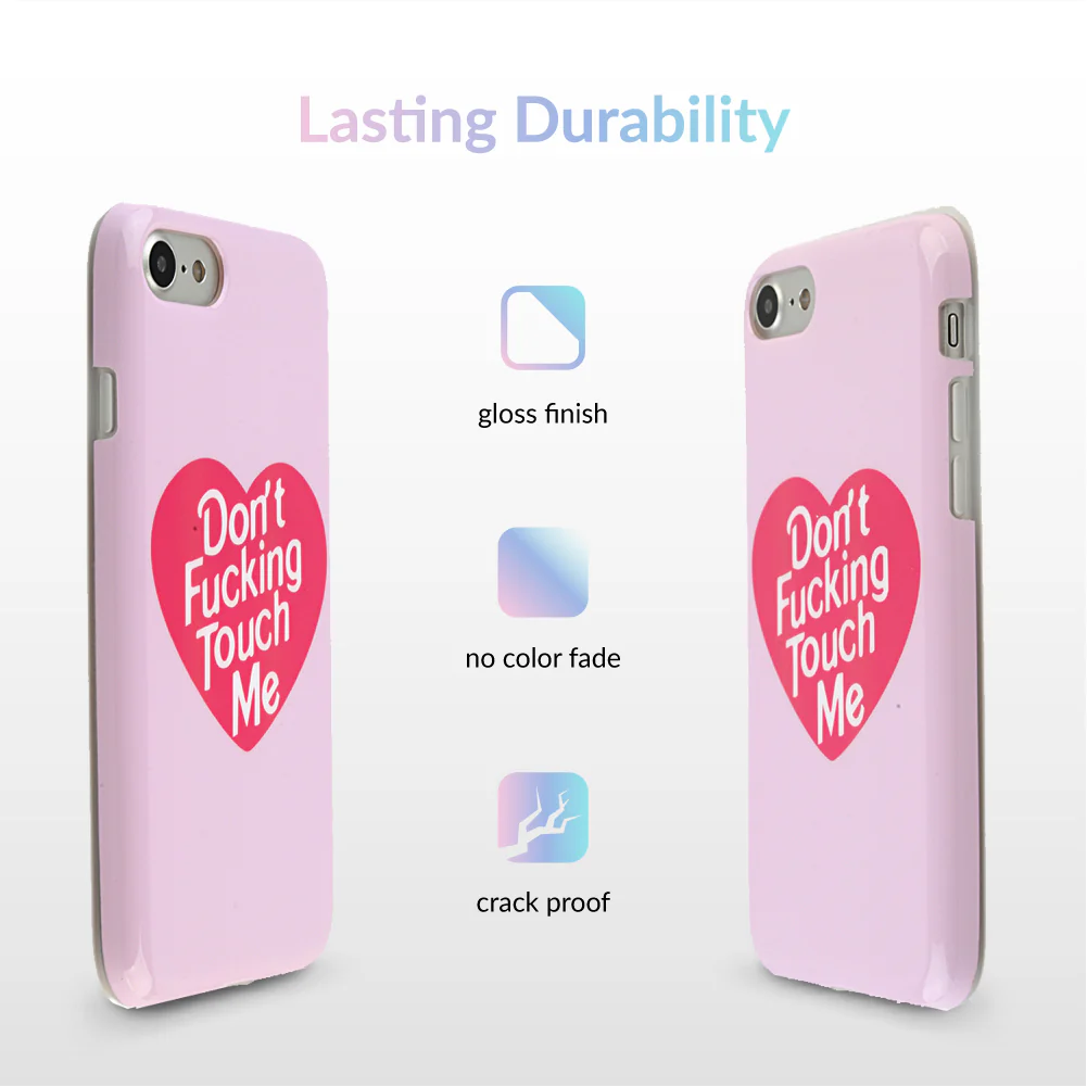 Don't F Touch Me iPhone Case - Image 4
