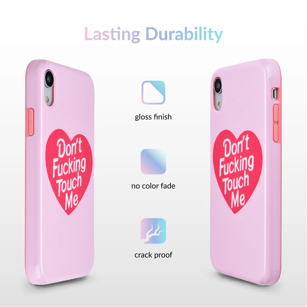 Don't F Touch Me iPhone Case - Image 41