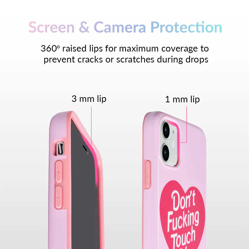 Don't F Touch Me iPhone Case - Image 44