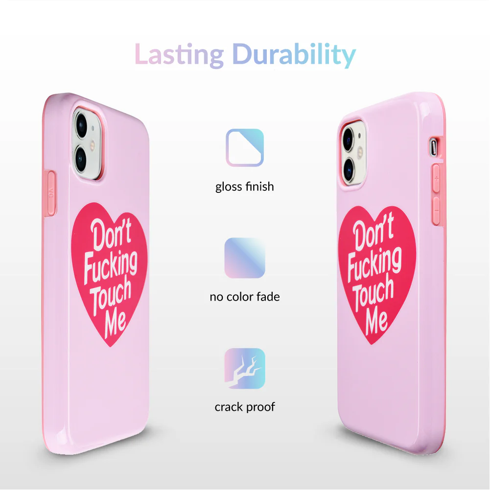 Don't F Touch Me iPhone Case - Image 46