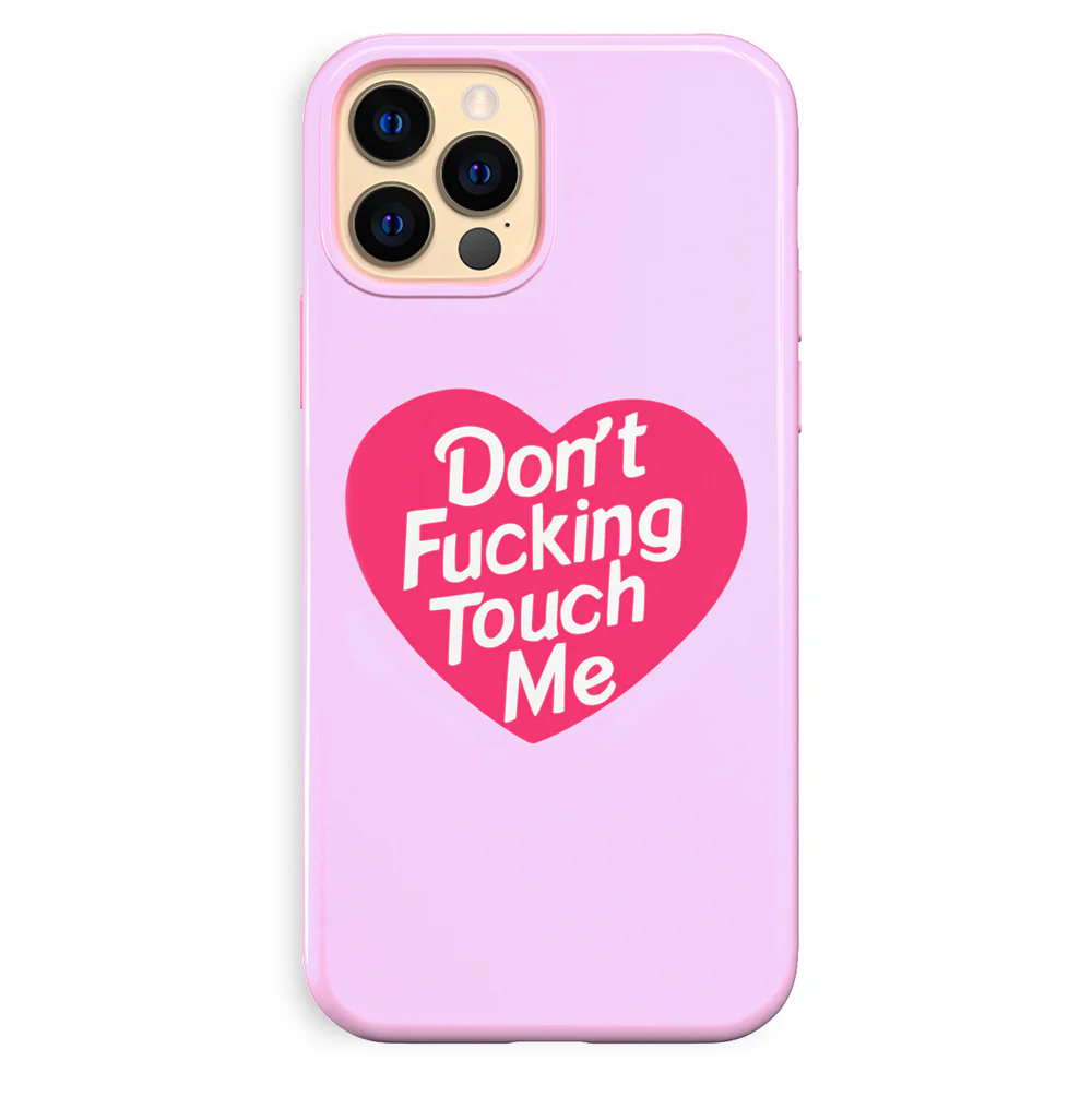 Don't F Touch Me iPhone Case - Image 58