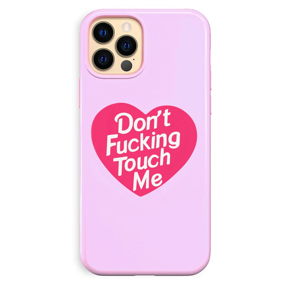 Don't F Touch Me iPhone Case - Image 88
