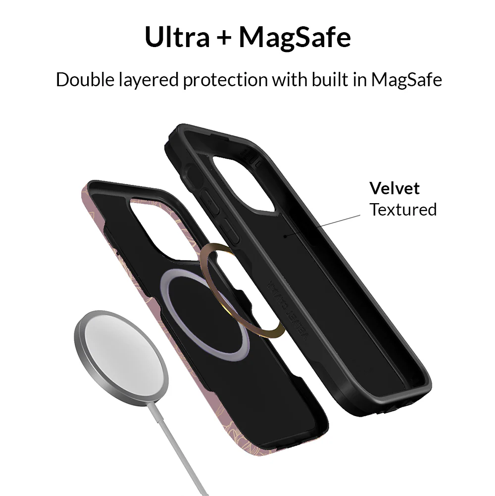 Dusty Rose Chrome Floral iPhone Case - Image 113