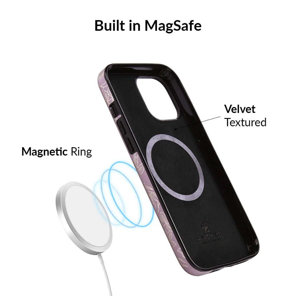 Dusty Rose Chrome Floral iPhone Case - Image 77