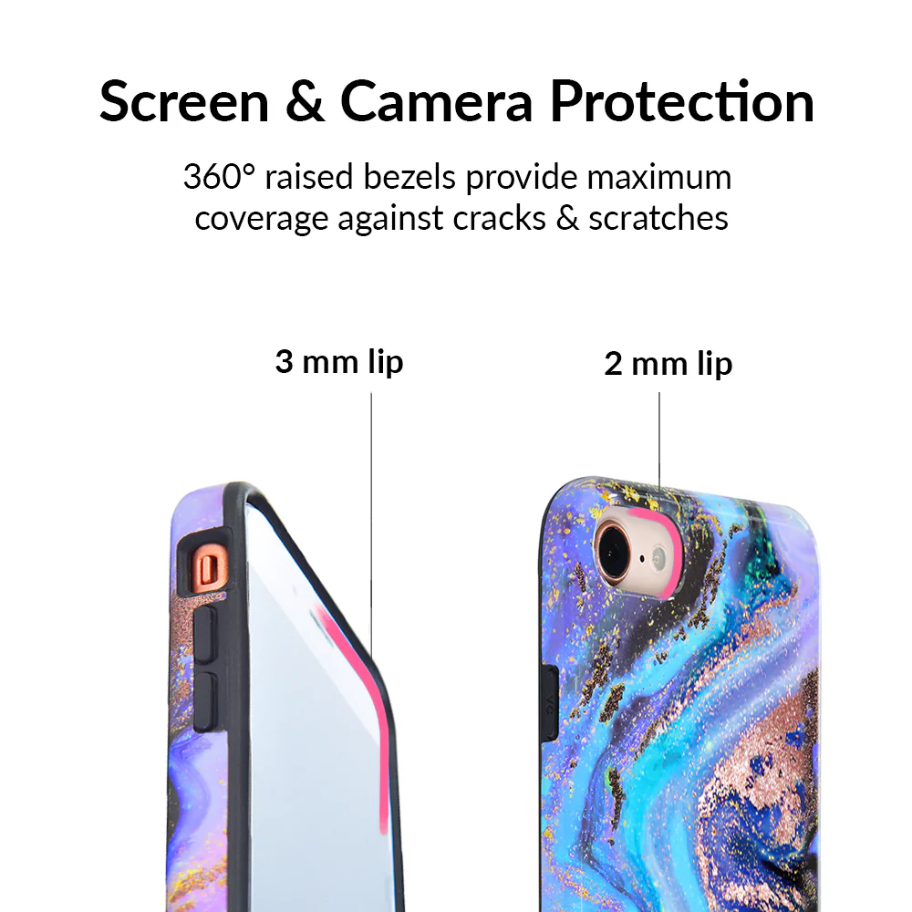 Galaxy Glitter iPhone Case - Image 3