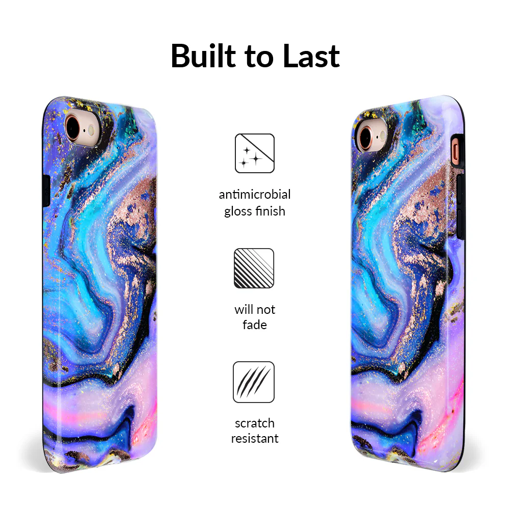 Galaxy Glitter iPhone Case - Image 5