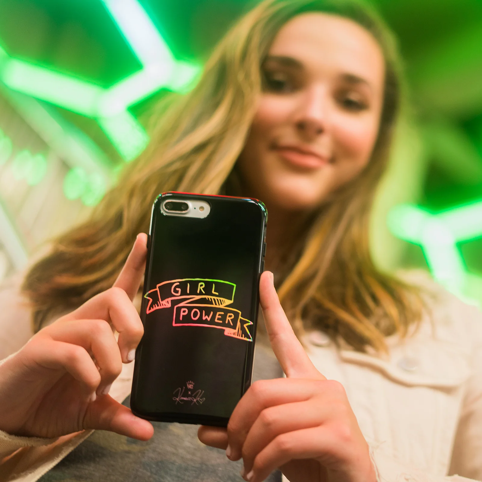 Girl Power iPhone Case by Kendall Vertes - Image 49