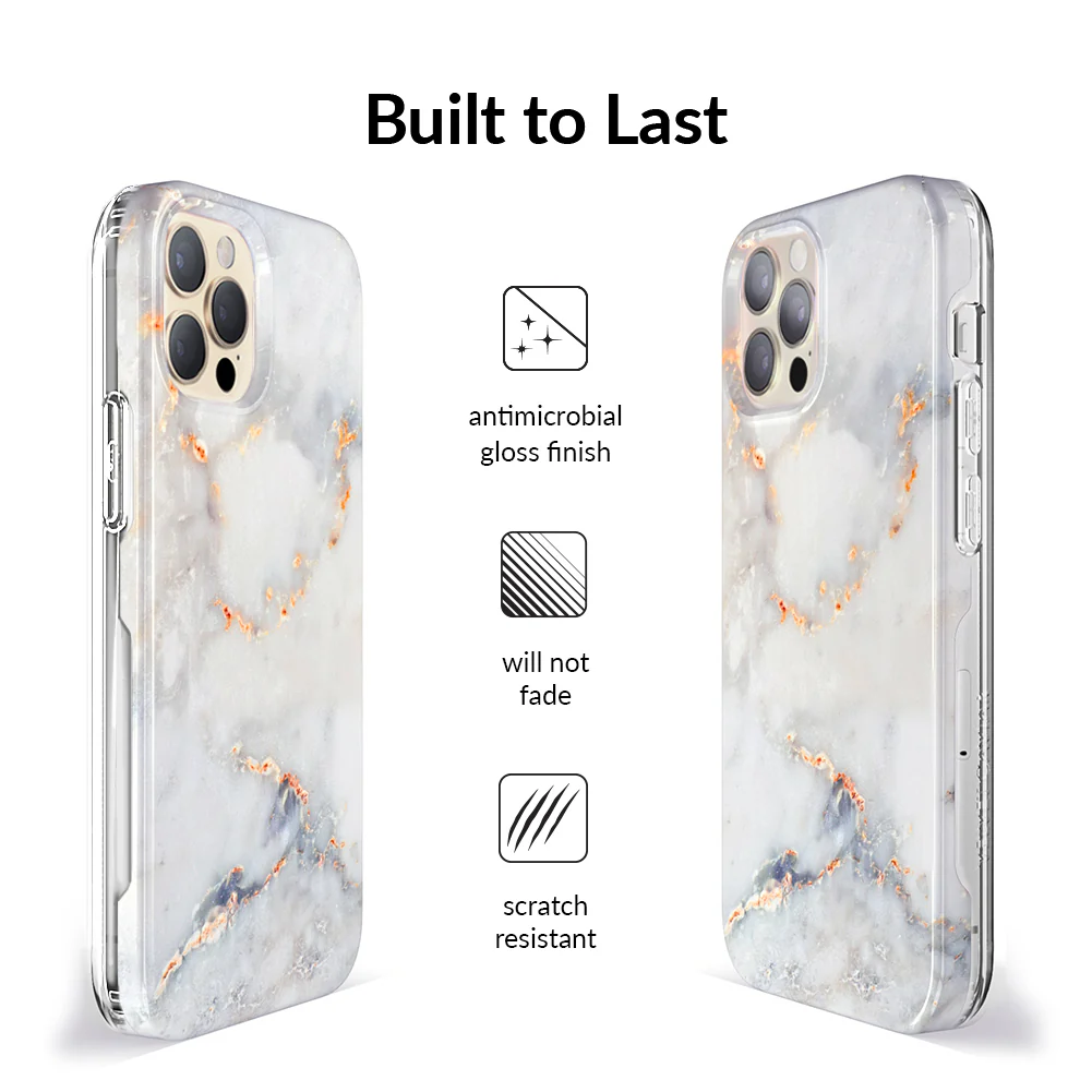 Gray Clouds Marble iPhone Case - Image 102