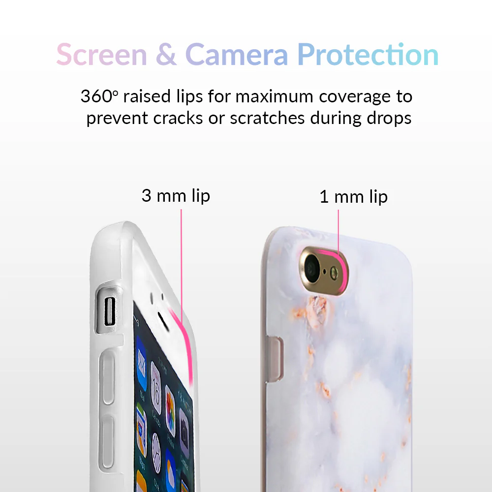 Gray Clouds Marble iPhone Case - Image 13