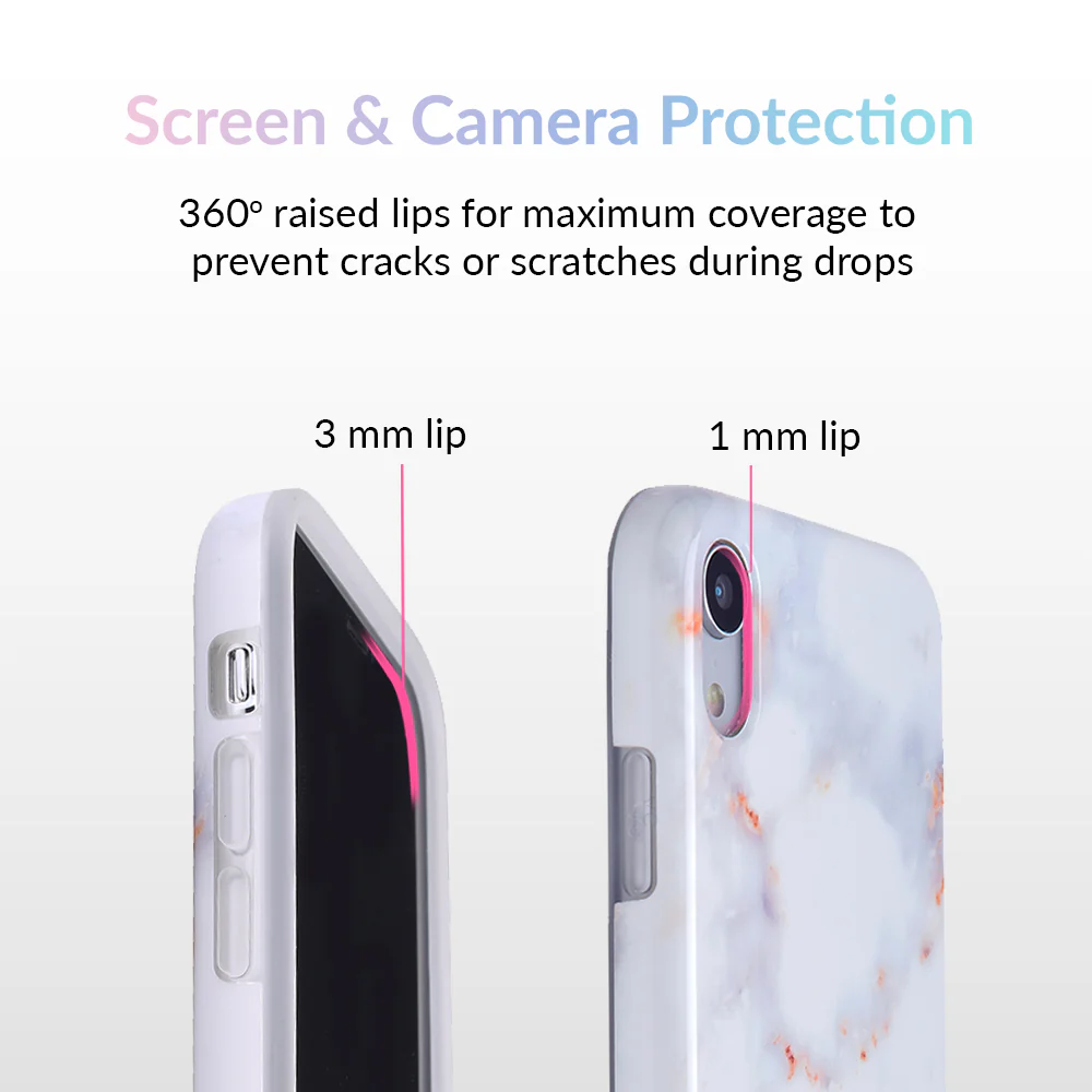 Gray Clouds Marble iPhone Case - Image 41