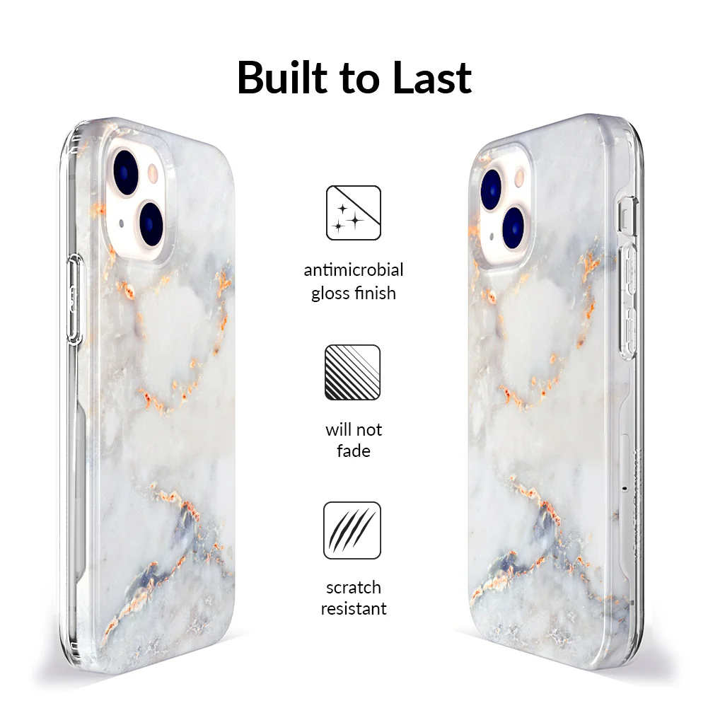 Gray Clouds Marble iPhone Case - Image 84