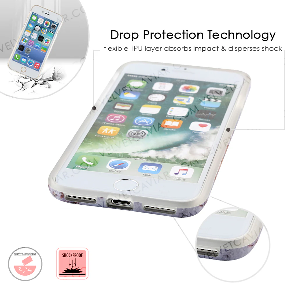 Gray & Gold Marble iPhone Case - Image 16