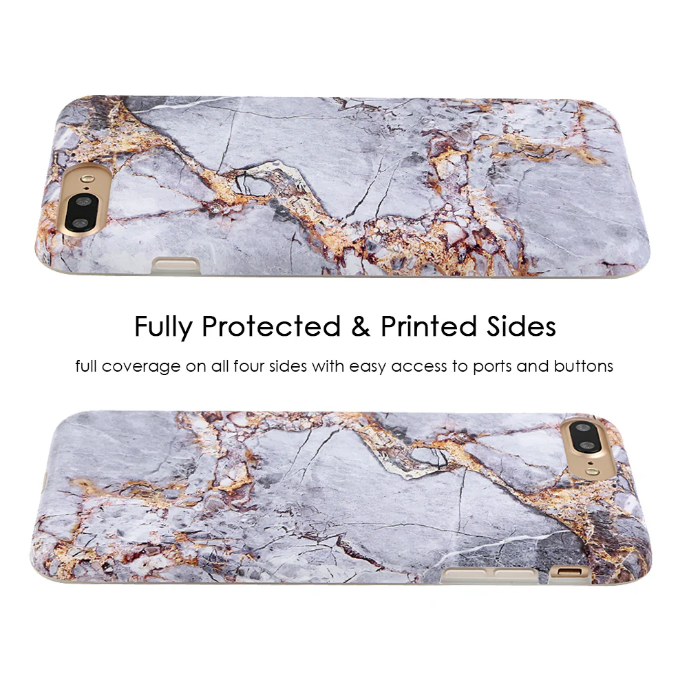 Gray & Gold Marble iPhone Case - Image 25