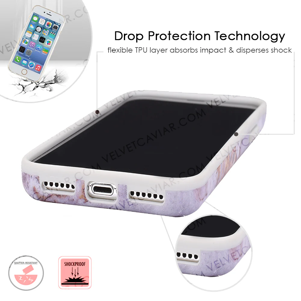 Gray & Gold Marble iPhone Case - Image 46