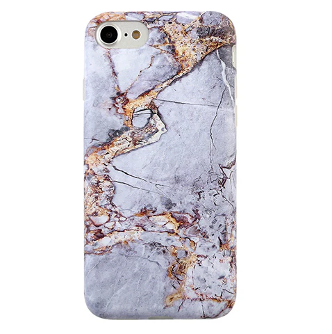 Gray & Gold Marble iPhone Case - Image 7