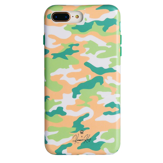 Olive Camo iPhone Case by Kendall Vertes - Image 28