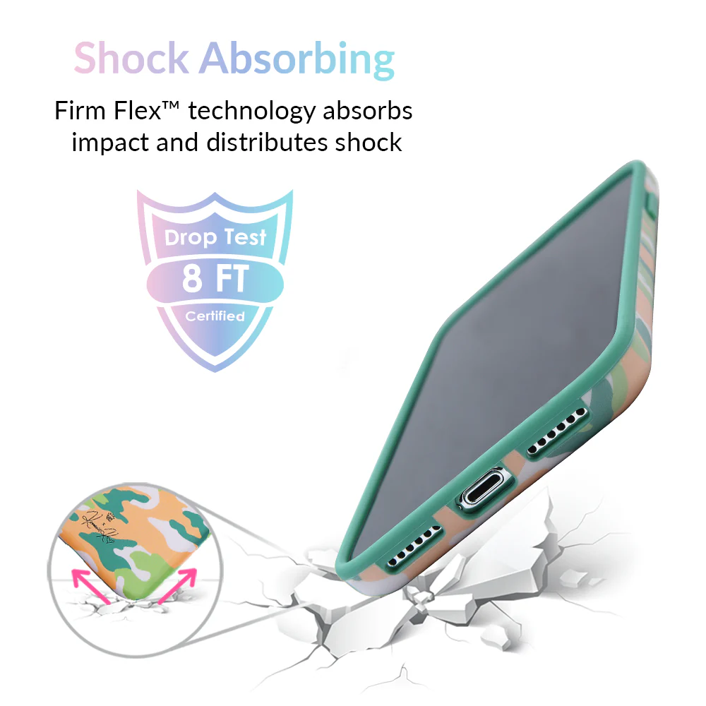 Olive Camo iPhone Case by Kendall Vertes - Image 57