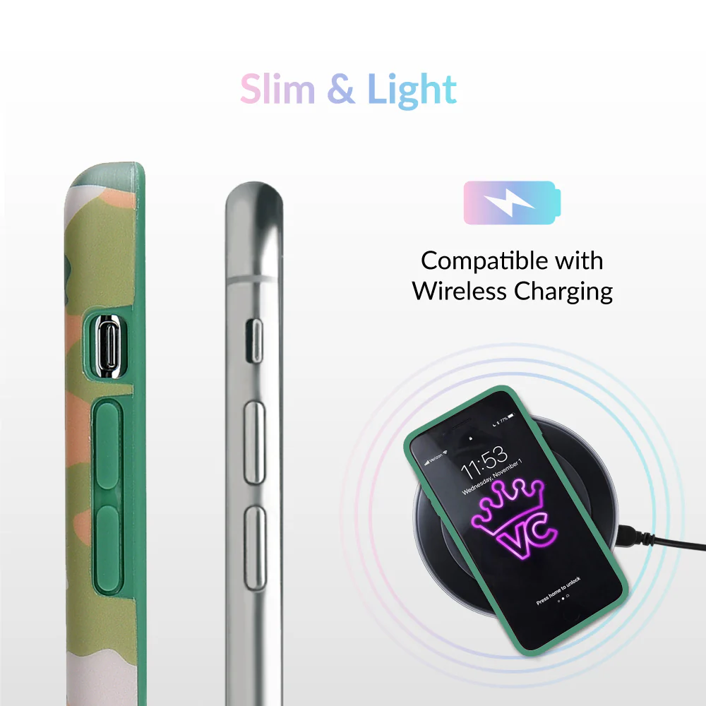 Olive Camo iPhone Case by Kendall Vertes - Image 59