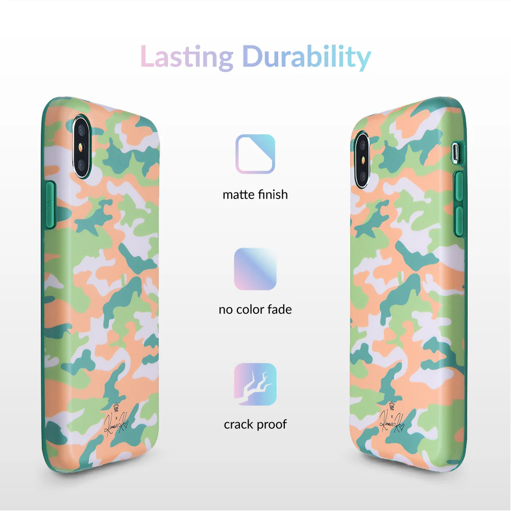 Olive Camo iPhone Case by Kendall Vertes - Image 69