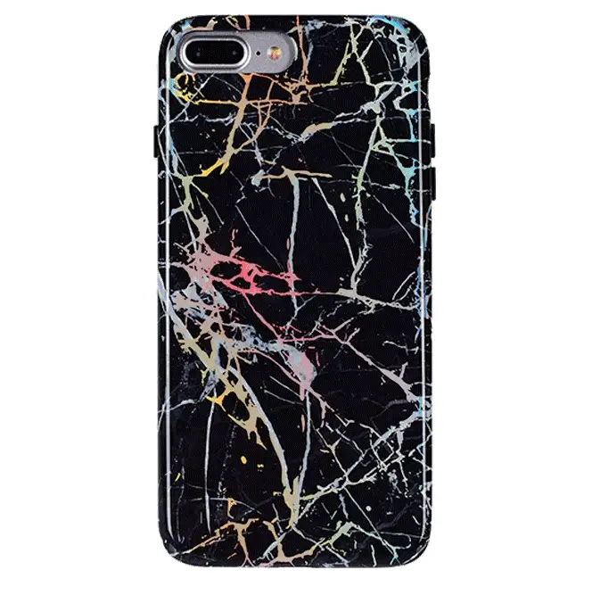 Holo Black Marble iPhone Case - Image 16