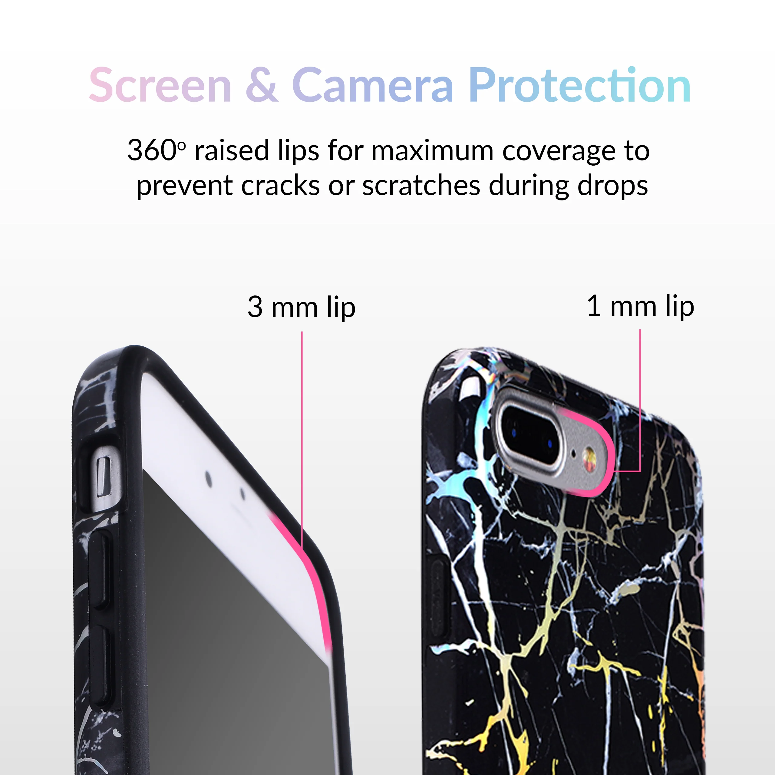 Holo Black Marble iPhone Case - Image 24