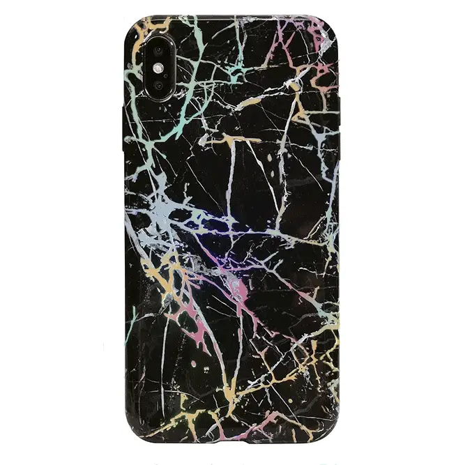 Holo Black Marble iPhone Case - Image 48