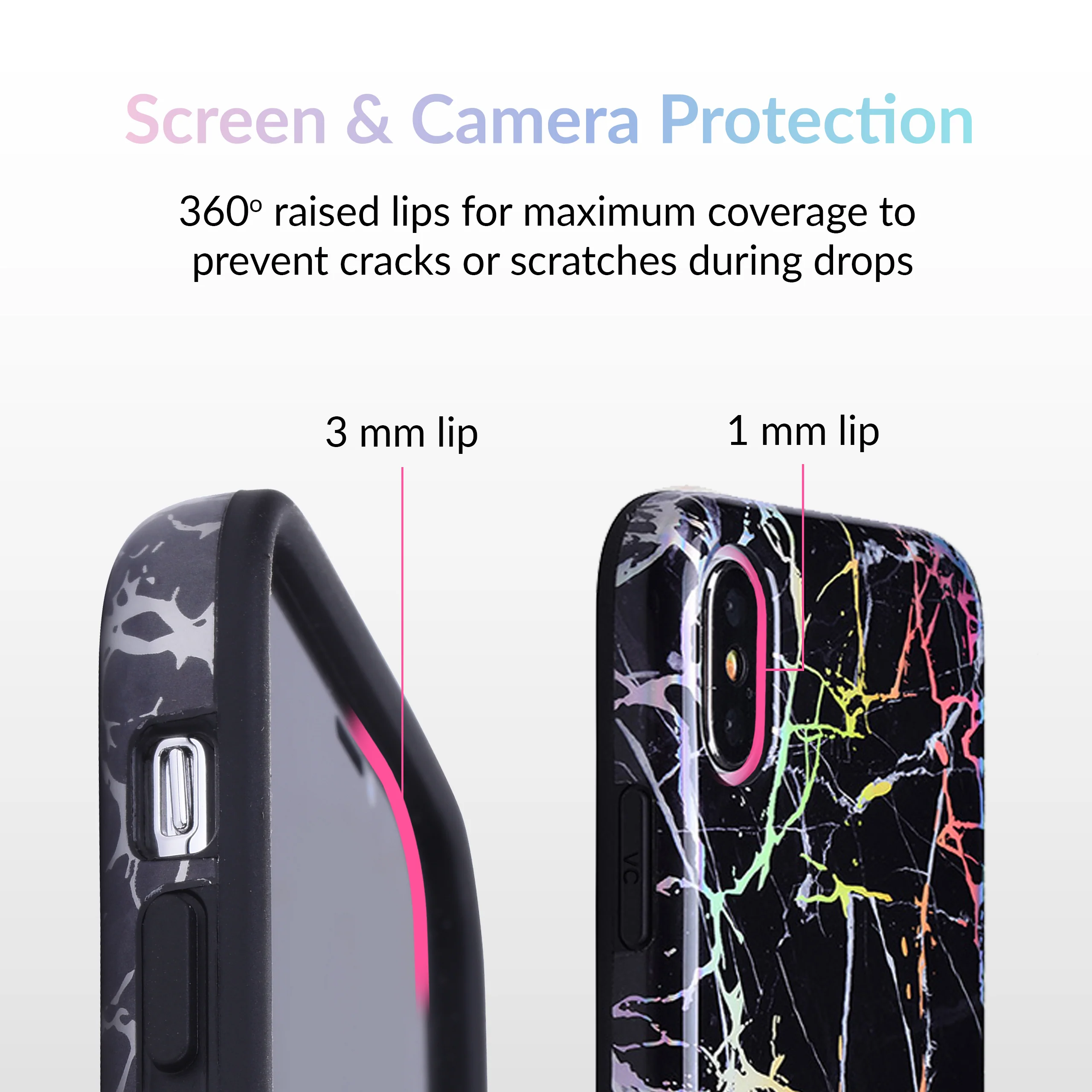 Holo Black Marble iPhone Case - Image 50