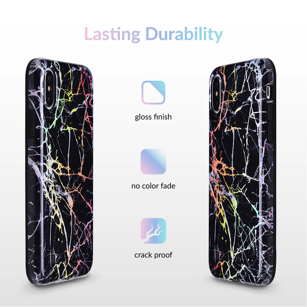 Holo Black Marble iPhone Case - Image 52