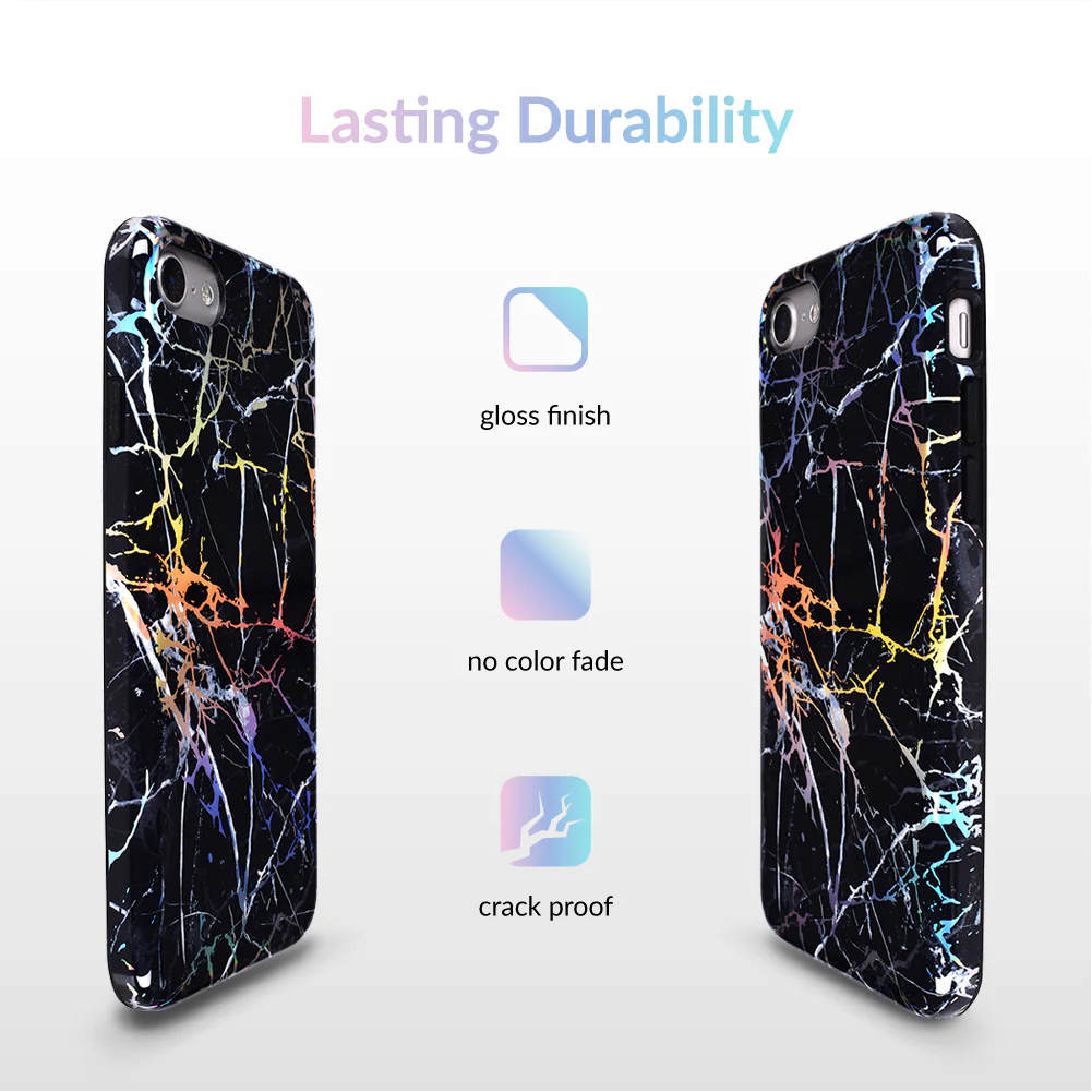Holo Black Marble iPhone Case - Image 6