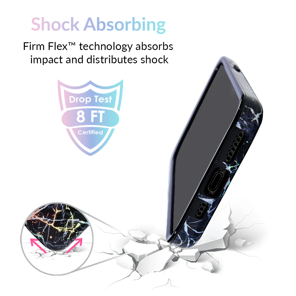 Holo Black Marble iPhone Case - Image 73