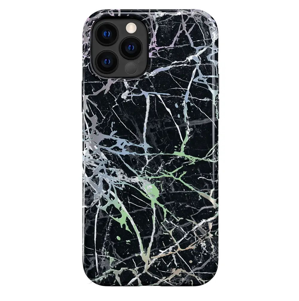 Holo Black Marble iPhone Case - Image 76