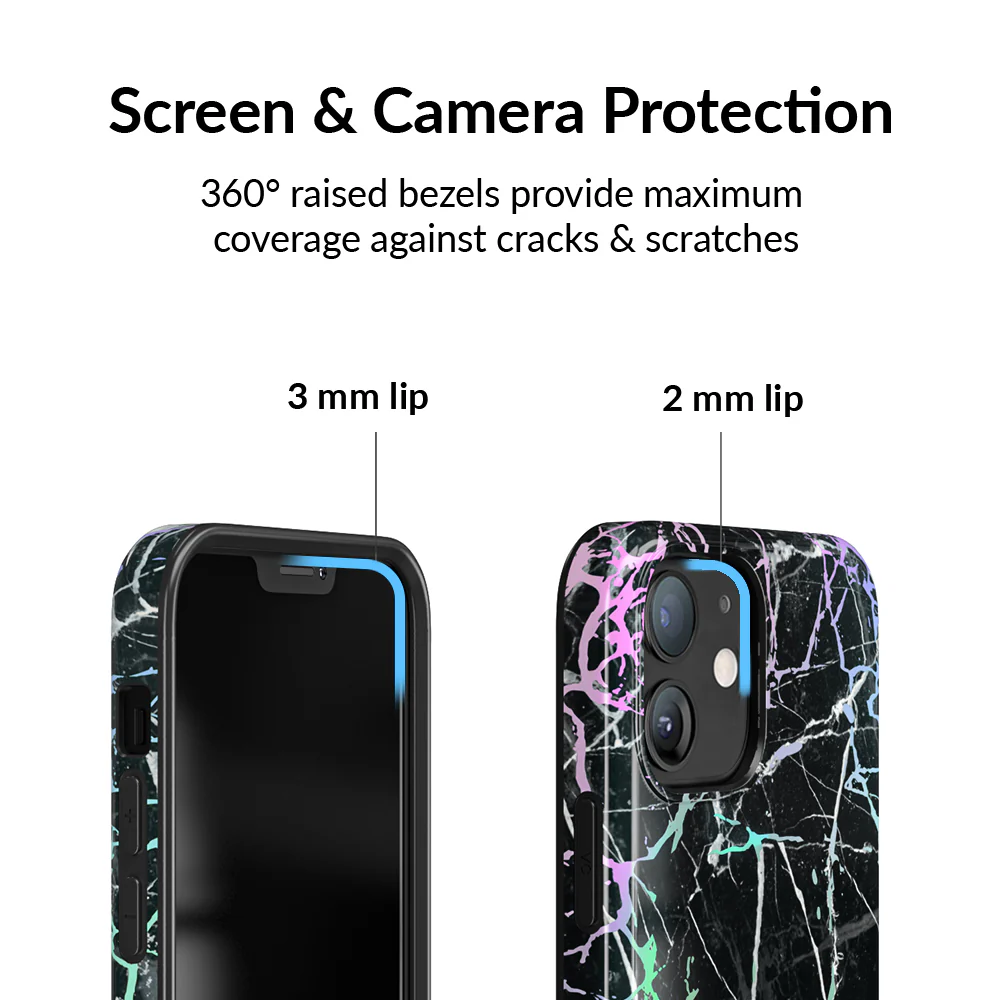 Holo Black Marble iPhone Case - Image 87