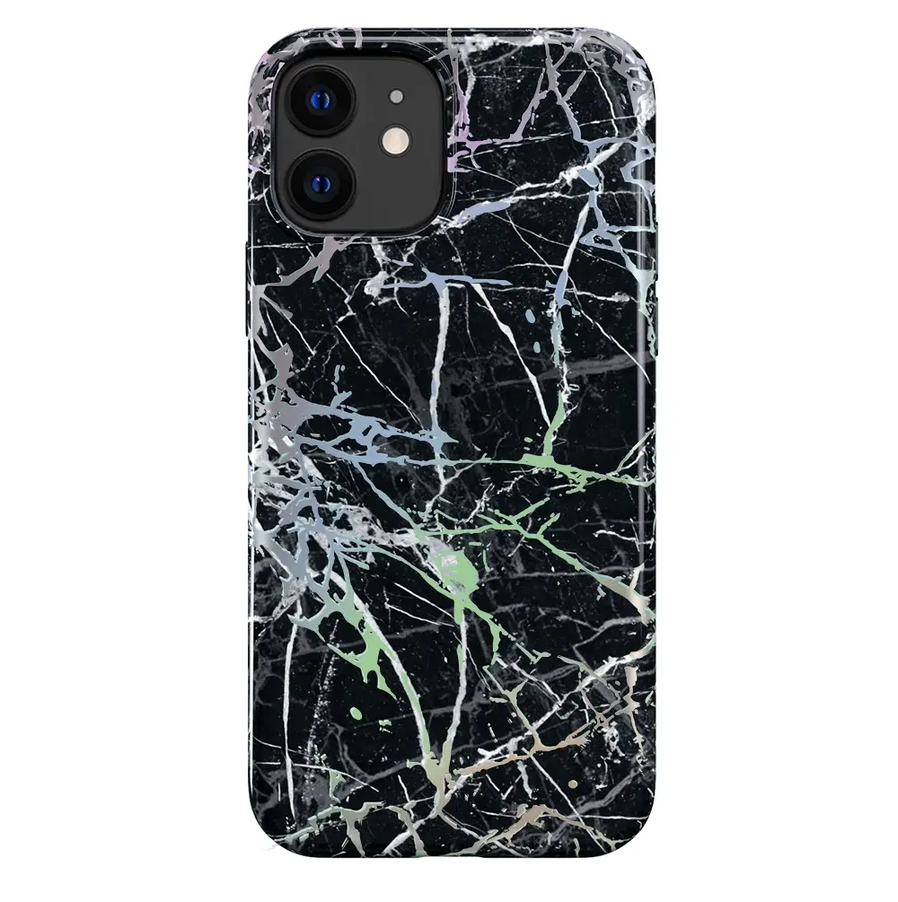 Holo Black Marble iPhone Case - Image 91