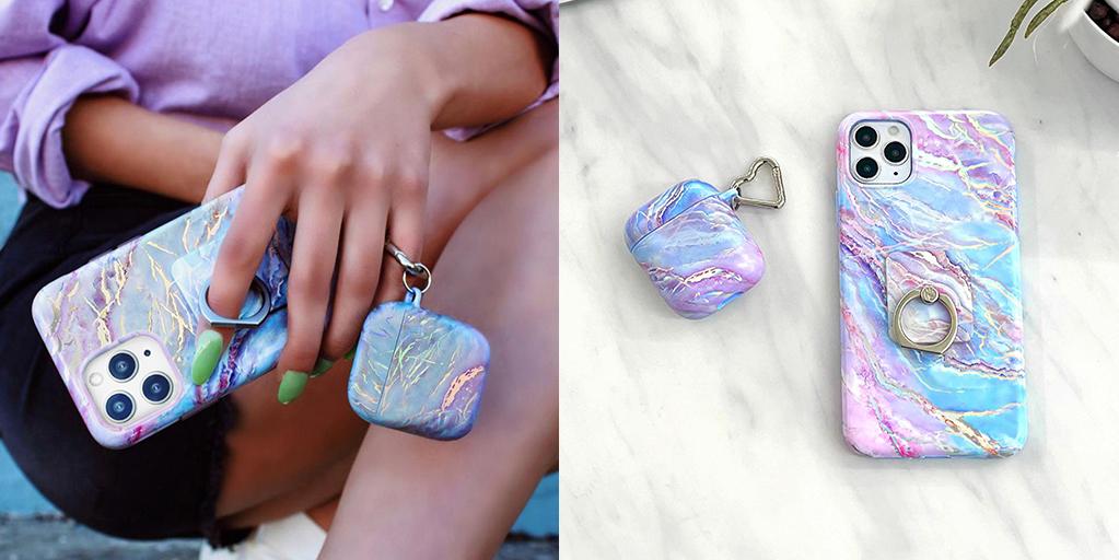 Holo Moonstone Marble iPhone Case - Image 107